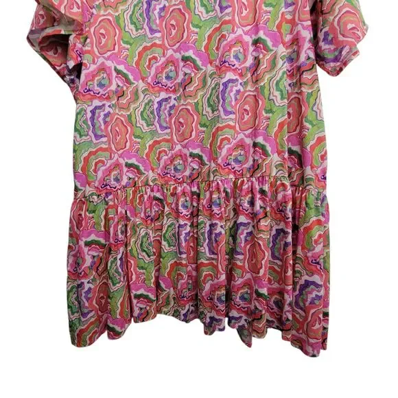 La Boheme Girls Moxie Mini Dress Agate Candy Apple Size M/L - Picture 8 of 11